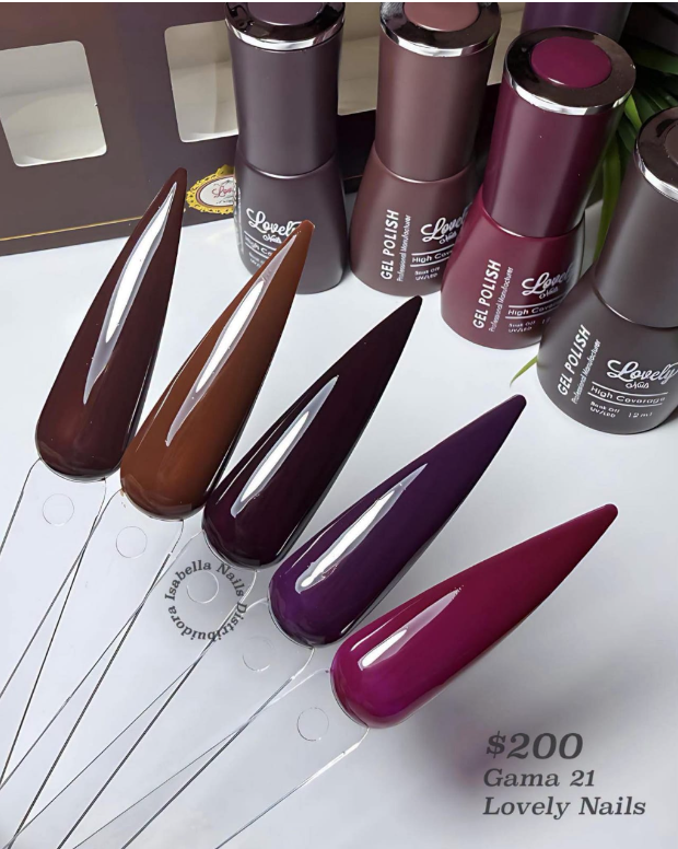 GAMA GEL POLISH #21 lovely nails